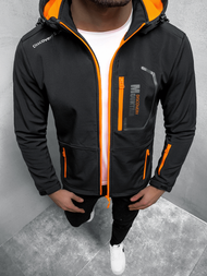 Мъжко softshell яке черна OZONEE JS/HH024/1B