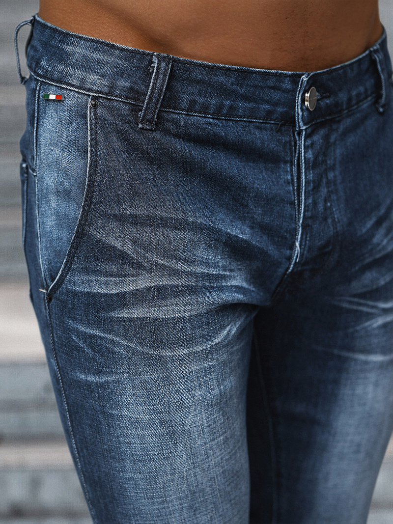 Мъжки дънки тъмно-синьо OZONEE NB/MP0091BS