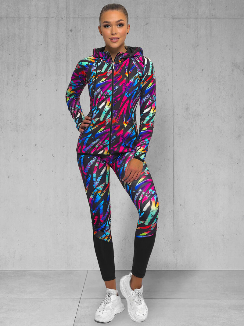 Дамски анцуг от две части цветен OZONEE O/MS011Z