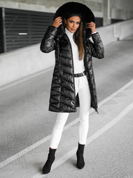 Дамско яке черна OZONEE JS/16M9100/392Z