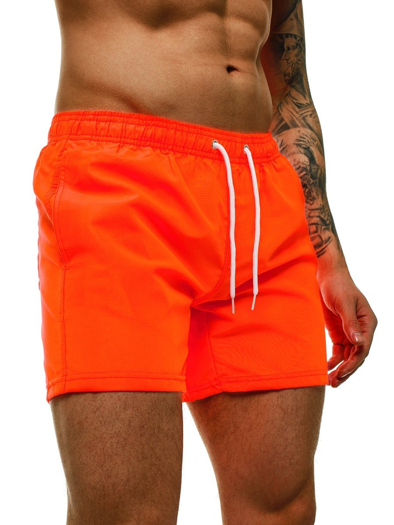 Мъжки плувни шорти оранжево OZONEE ST002-1