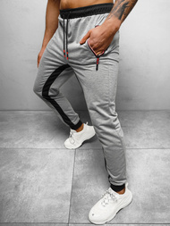 Мъжко долнище на анцуг сиво OZONEE JS/68K10357