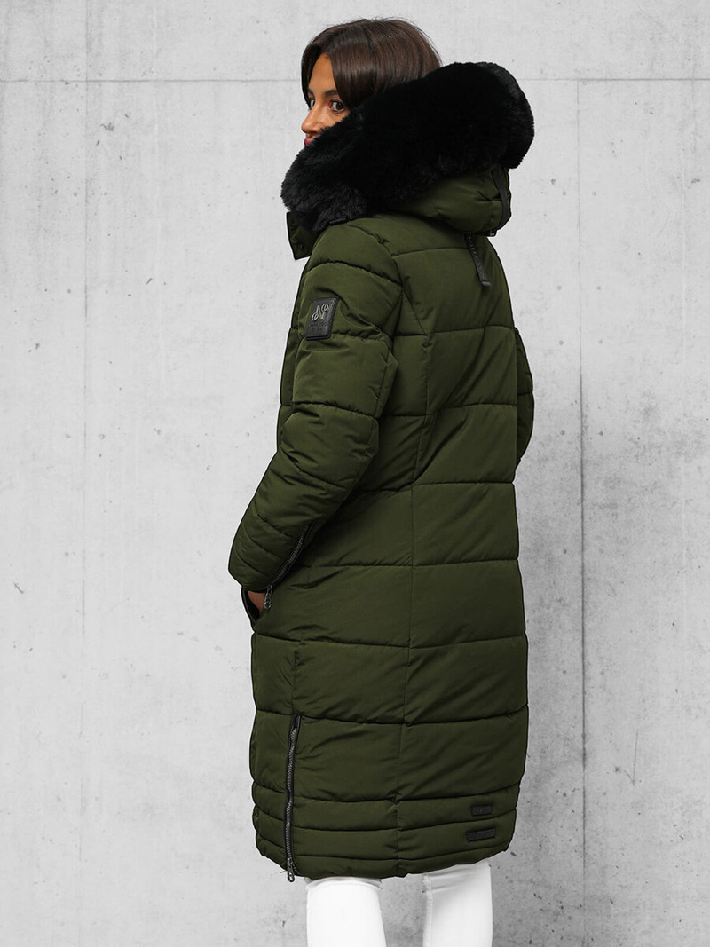 Дамско яке каки OZONEE O/W377