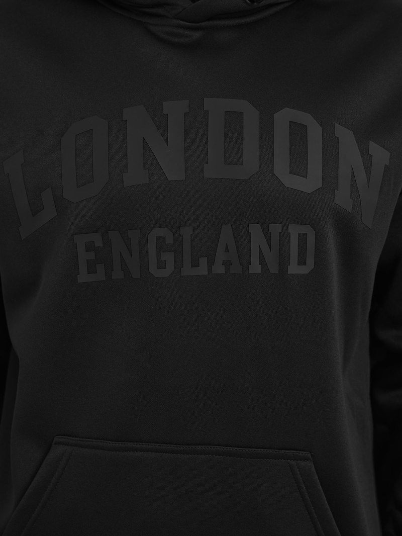 Мъжки суитшърт с качулка черен OZONEE JS/8B1986/3