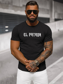 Мъжка тениска черен OZONEE O/T7283