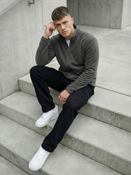 Мъжки суитшърт графитен OZONEE JS/HH016/5