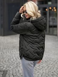 Дамско яке черно OZONEE JS/16M9300/392Z