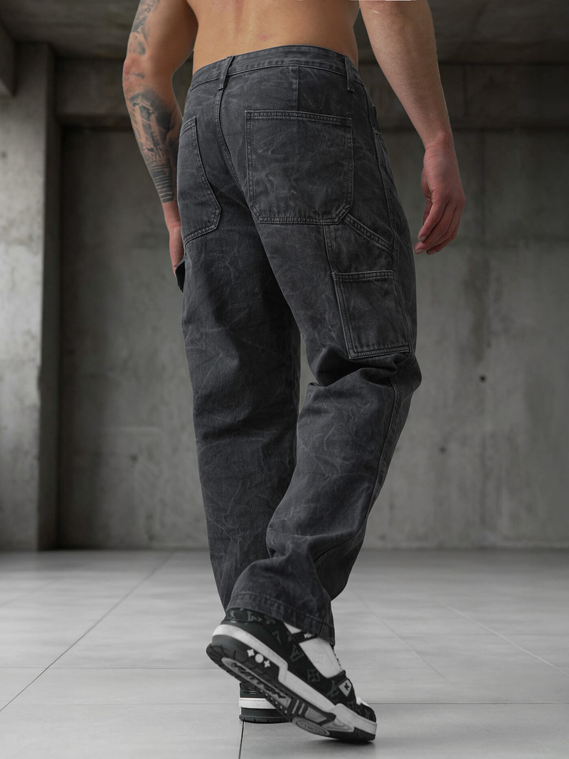 Мъжки дънки графитно OZONEE O/KK2828/5