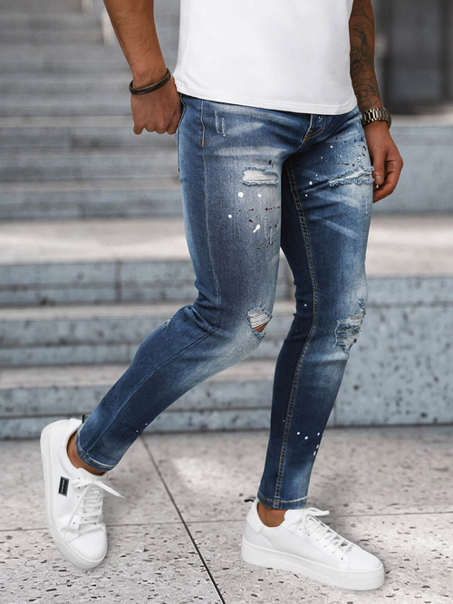 Мъжки дънки тъмносиньо OZONEE NB/MP0170BS