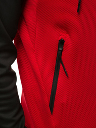 Мъжки суитшърт червена OZONEE JS/88006