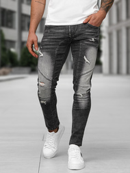 Мъжки дънки черни OZONEE NB/MP0045NZ