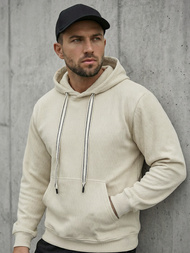 Мъжки суитшърт екрю OZONEE O/G3065