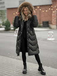 Дамско яке черно OZONEE O/5M3229/392Z