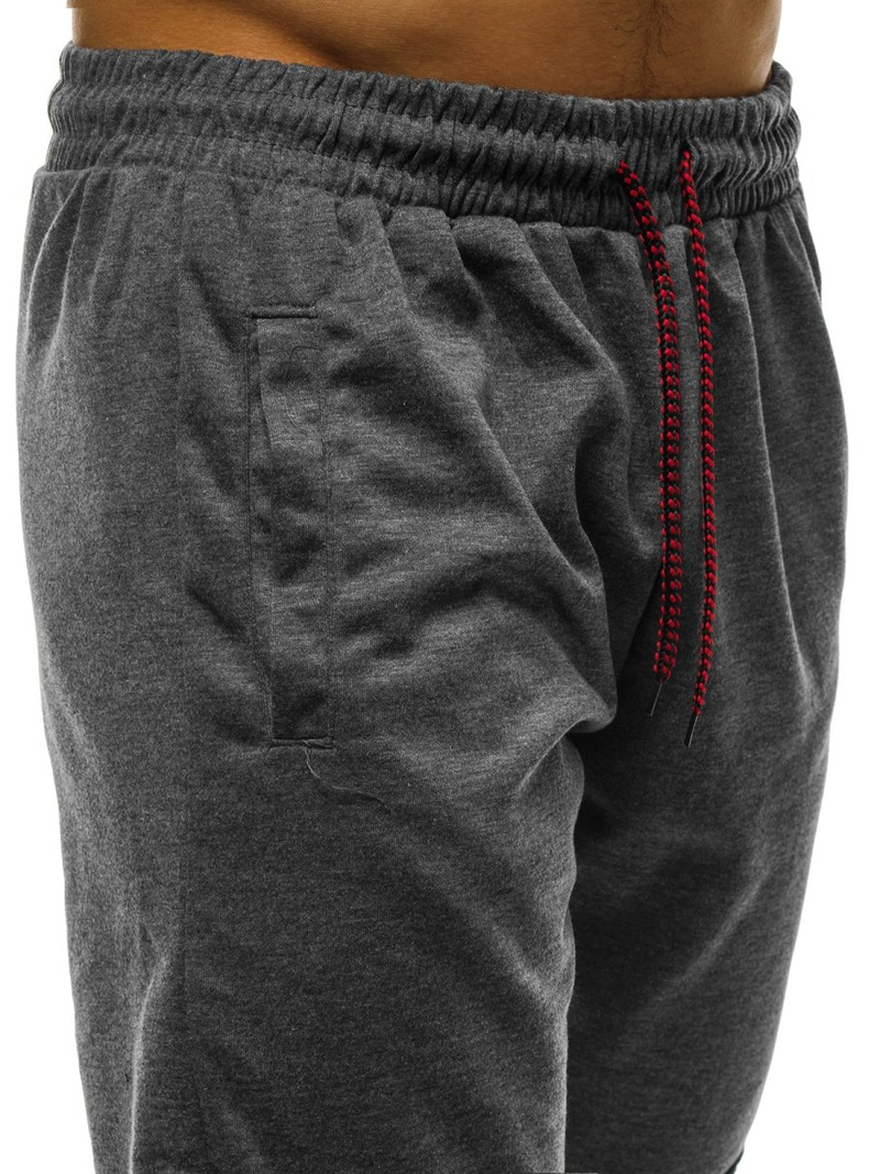 Мъжко долнище на анцуг графитно OZONEE JS/JZ11016