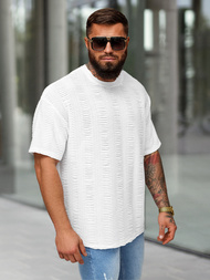 Мъжка тениска бял OZONEE O/B1149