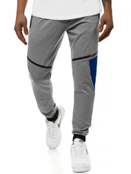 Мъжко долнище на анцуг сиво OZONEE JS/AM106