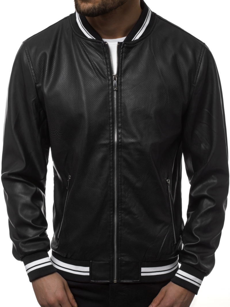 Мъжко яке черно OZONEE JB/JP1132