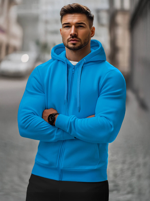 Мъжки суитшърт небесно синя OZONEE JS/2008Z