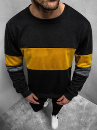 Мъжки суитшърт черен OZONEE JS/JZ11039Z