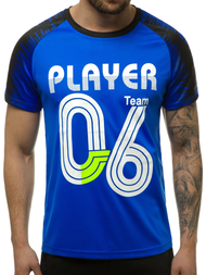 Мъжка тениска синя OZONEE JS/KS2065