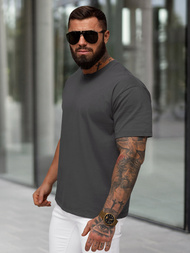 Мъжка тениска графитен OZONEE JS/67T1298/5