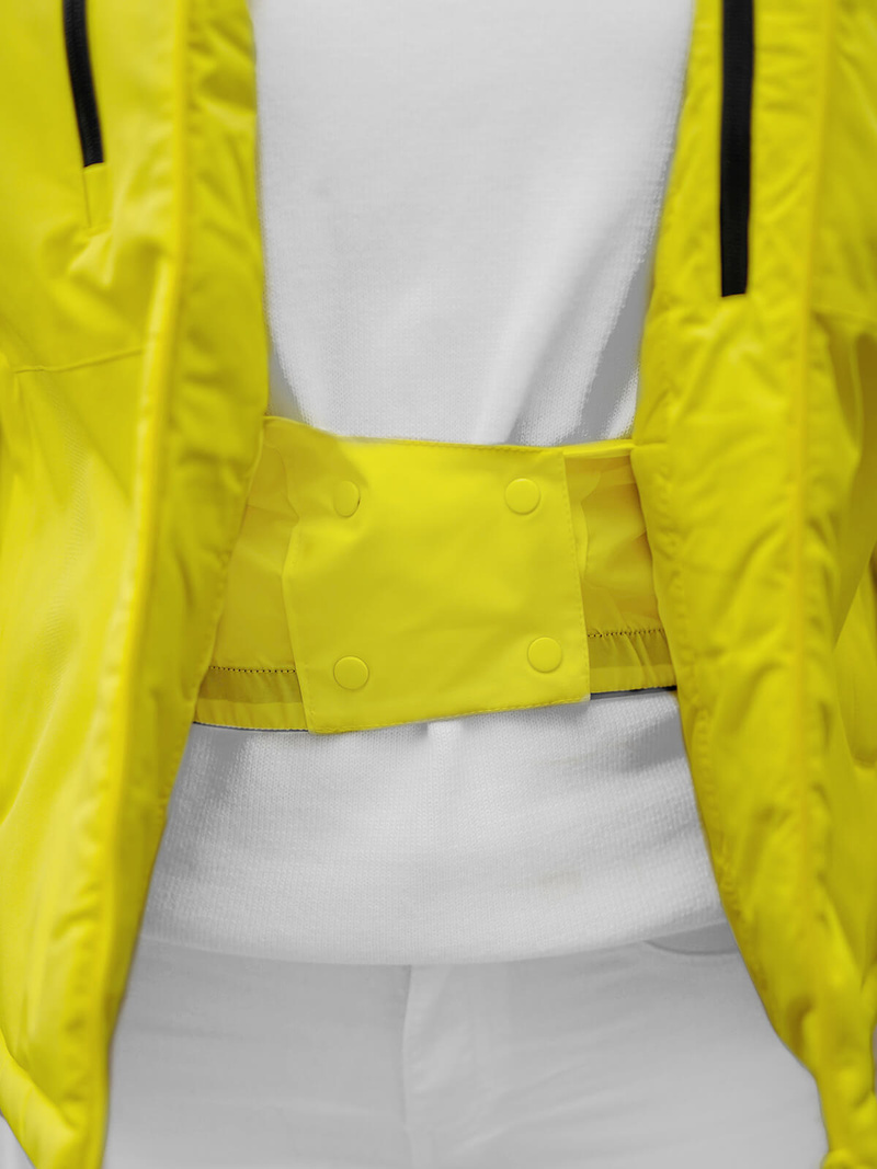 Дамско яке жълта OZONEE JS/HH012/26Z