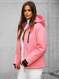 Дамско яке светлорозова OZONEE JS/HH012/25Z