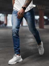 Мъжки панталони jogger тъмносиньо OZONEE NB/MP0053/2BS