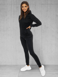 Дамски анцуг от две части черен OZONEE JS/CKW02