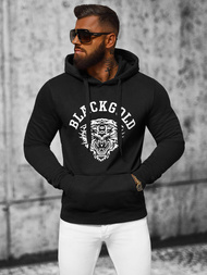 Мъжки суитшърт черно OZONEE NB/MF2007