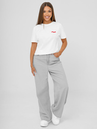 Дамски Тениска бял OZONEE JS/R61658