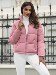 Дамско яке прахово розово OZONEE JS/16M9107/46Z