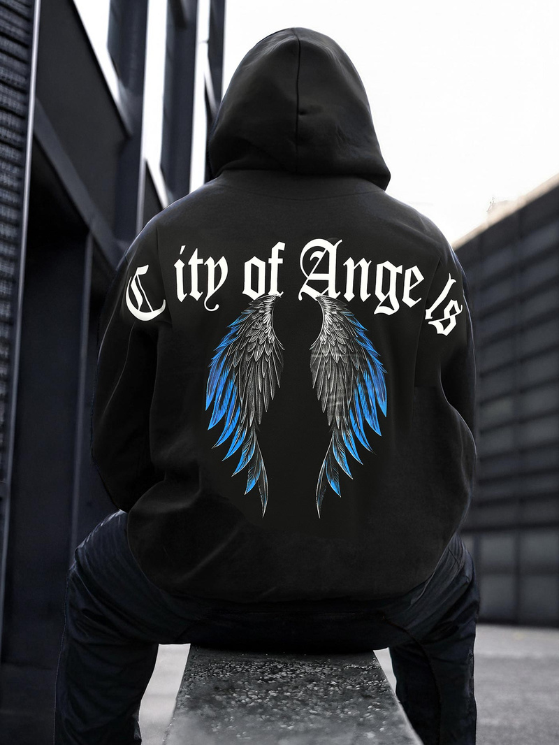 Мъжки суитшърт черно OZONEE JS/21B1901/3