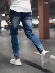 Мъжки панталони jogger тъмносиньо OZONEE NB/MP0053/2BS