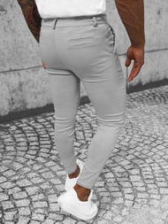 Мъжки панталони чино сиво OZONEE O/P4049