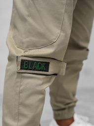 Мъжки чино панталон джогинг бежово OZONEE O/G3014Z