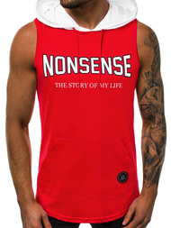 Тениска без ръкав червена MAD/2882Z