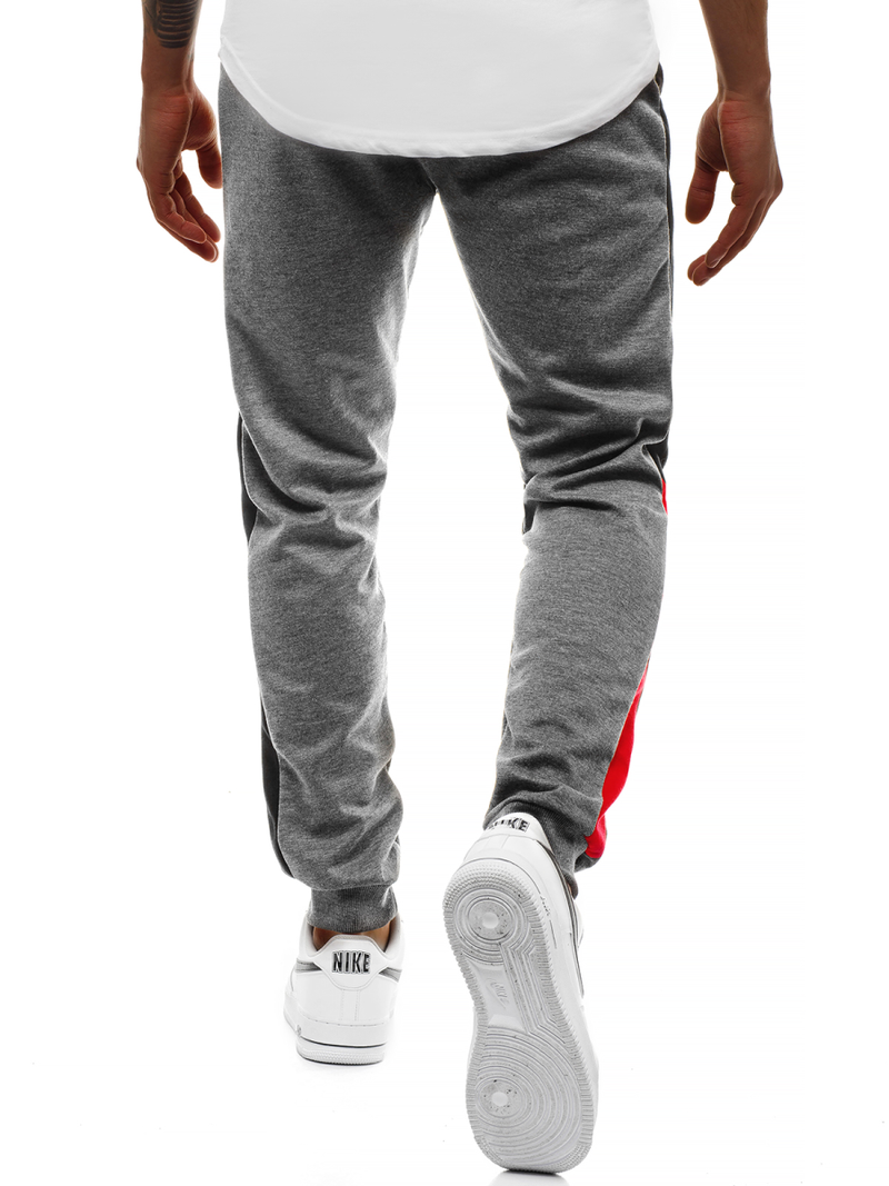 Мъжко долнище на анцуг графитно OZONEE JS/JZ11027Z