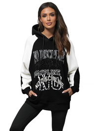 Cуитшърт черно OZONEE O/SWE23037Z