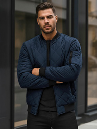 Мъжко яке тъмносиньо OZONEE JS/MY01Z 