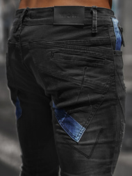 Мъжки дънки черни OZONEE NB/MP0025N