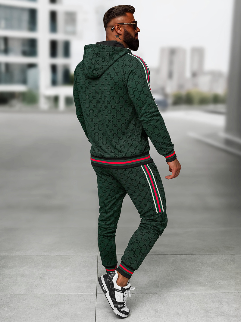 Мъжки спортен екип зелен OZONEE O/FF5111AB