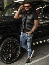 Мъжки елек черен OZONEE JS/16M9298/392BZ