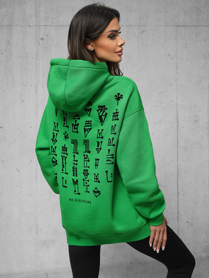 Cуитшърт зелена OZONEE O/SWE23017Z