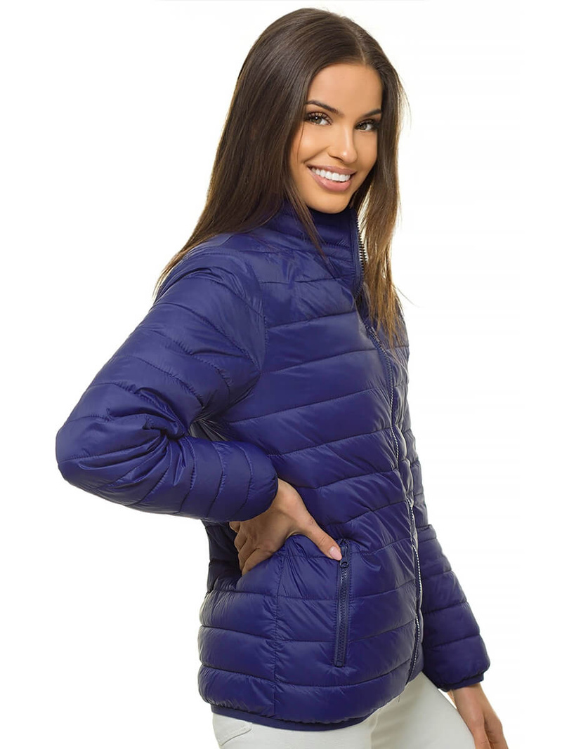 Дамско яке тъмнсиня OZONEE JS/M23037/215