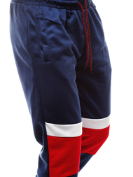 Мъжко долнище на анцуг тъмносиньо OZONEE JS/JZ11010