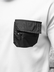 Мъжки спортен екип бял OZONEE JS/8C1132/1