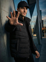 Мъжко яке черни OZONEE JS/31M5081/392