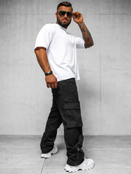 Мъжки панталони черни OZONEE O/G3016Z