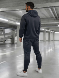 Мъжки спортен екип тъмносин OZONEE JS/8C1966/25